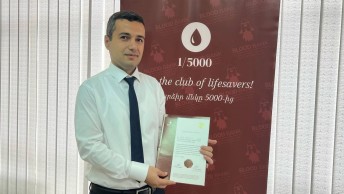 Ինֆեկցիոն հիվանդությունների ազգային կենտրոնը միացել է անվարձահատույց արյունատվության արշավին